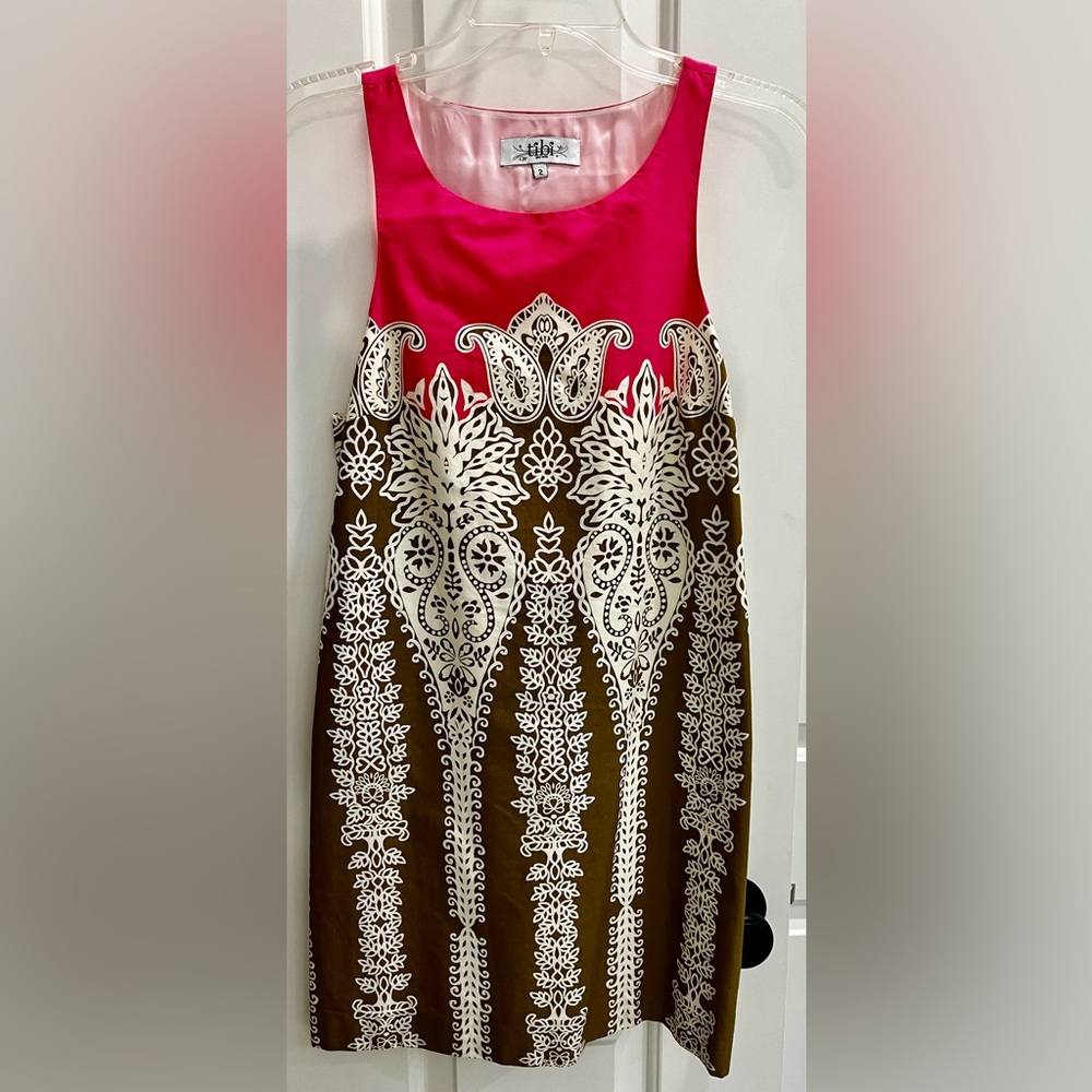 Tibi EUC sleeveless shift dress size 2